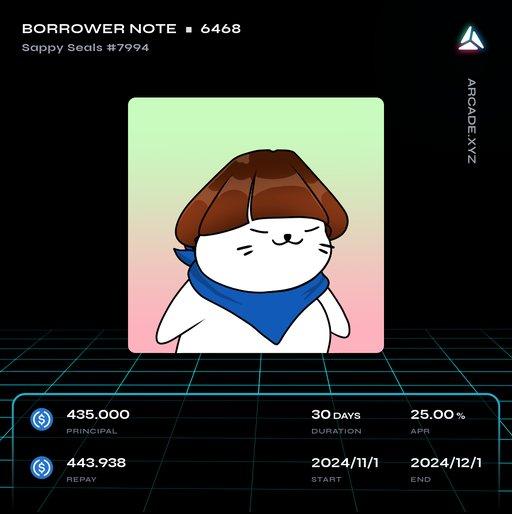 Arcade.xyz Borrower Note