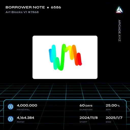 Arcade.xyz Borrower Note