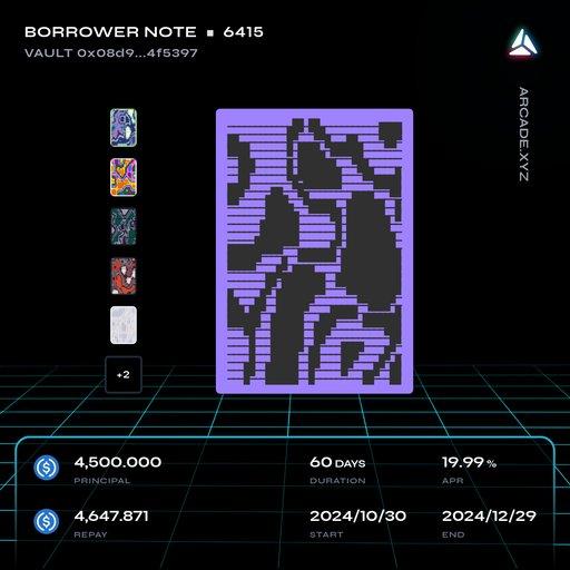 Arcade.xyz Borrower Note