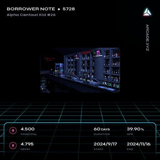 Arcade.xyz Borrower Note