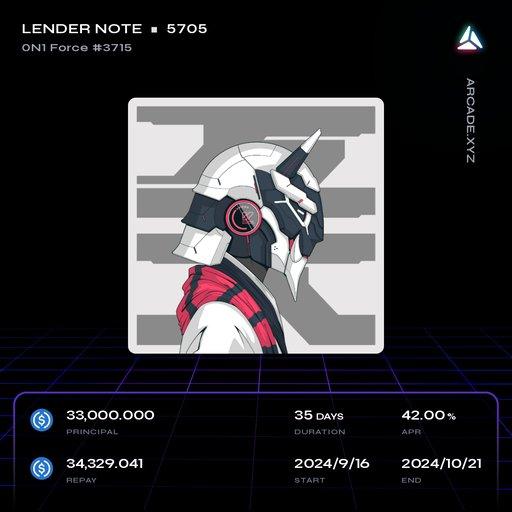 Arcade.xyz Lender Note