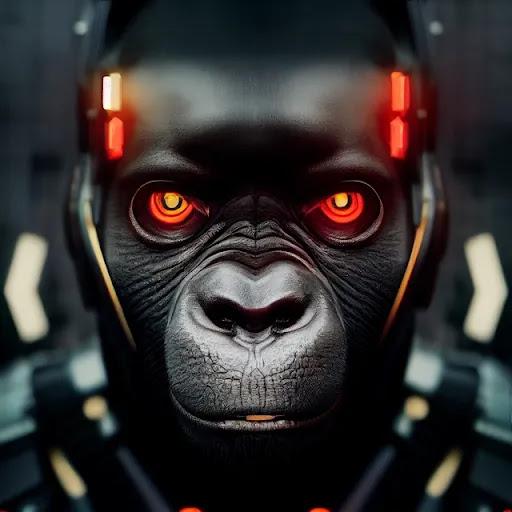 AI 3D APES by Shading Master #11