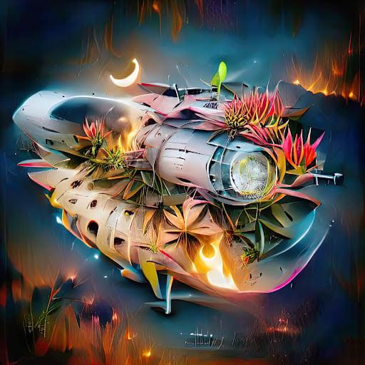 Artistic Spaceship #4