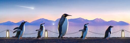 Five Penguins #2430