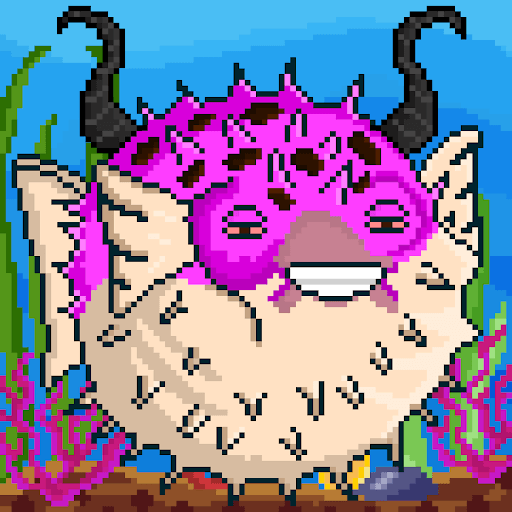 Puffer Pixel Fish #205