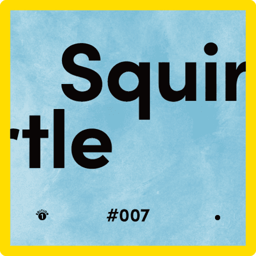 #007 Squirtle - Deconstructed Pokemon Cards