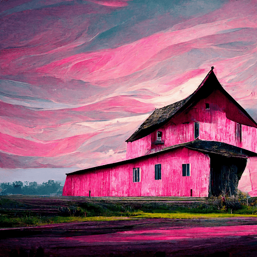 Outrageous Pink Barn