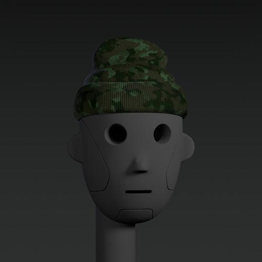 Head: Big Beanie Camo