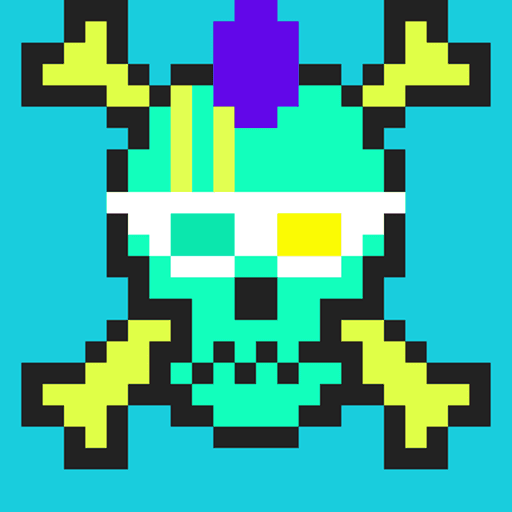 Cyber CryptoSkull #1530