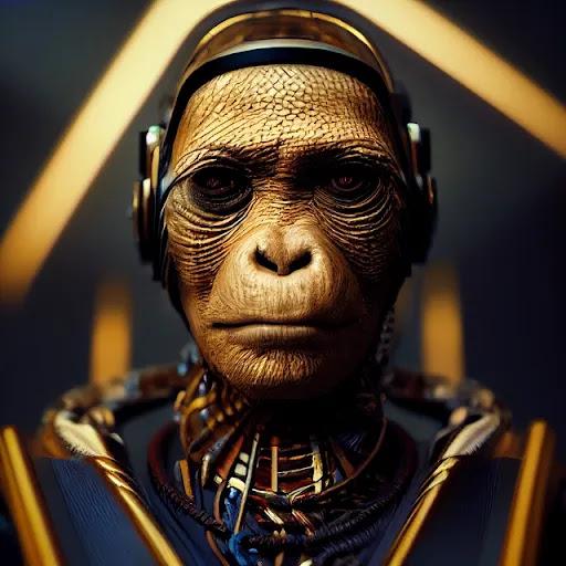 AI 3D APES by Shading Master #371