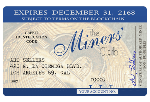 Miners’ Club Card #1