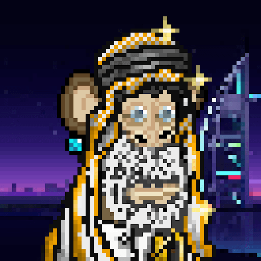 The Bored Pixel Ape Saudis #1766