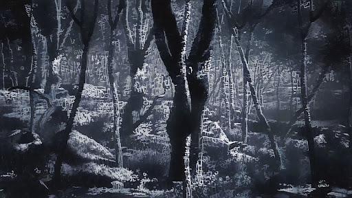 Ink Wash Grove | Stone 1/100