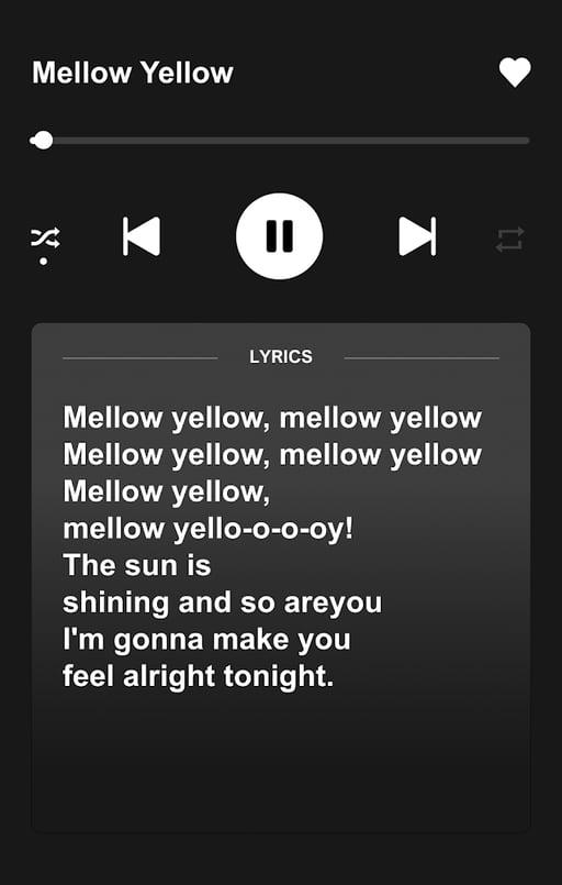 Mellow Yellow