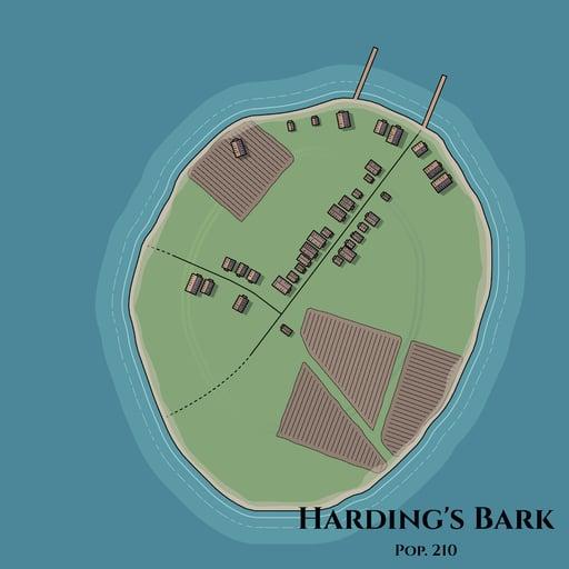 Harding's bark