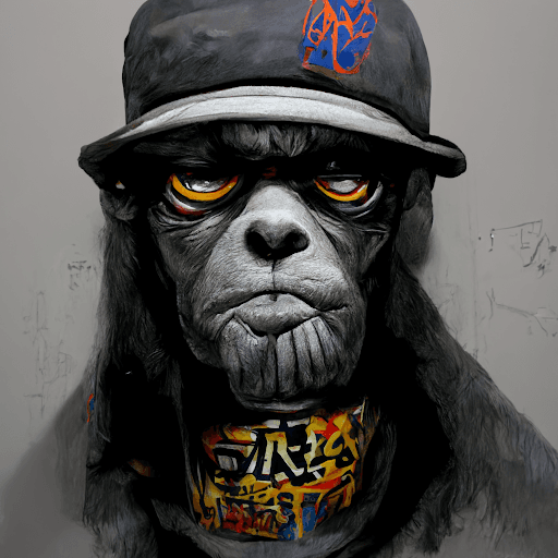 Graffiti Ape #268