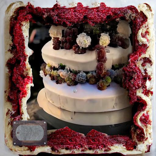 Please Understand Red Velvet Grape Ottoman Cake