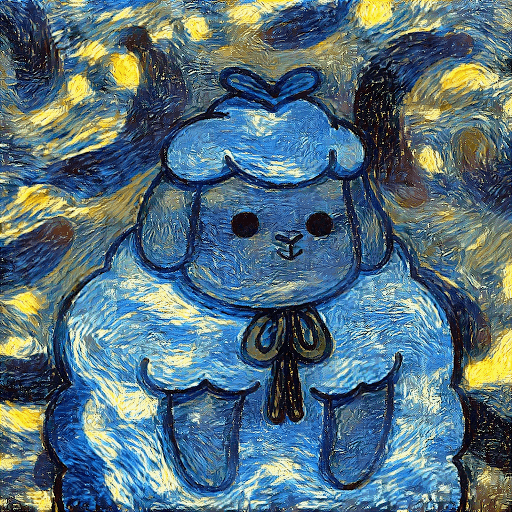 Starry Night Boki x Van Gogh #14