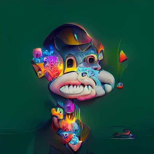 Prismatic Gambling Ape - Gambling Ape #4232