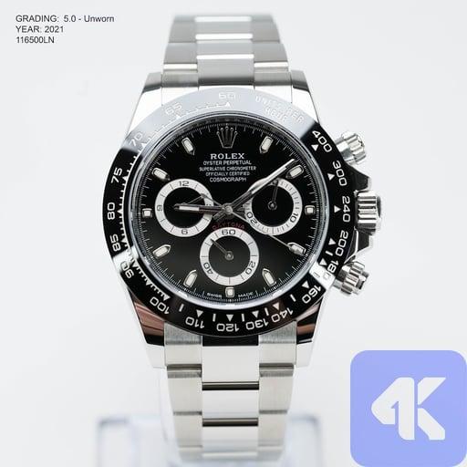 Rolex Daytona Black 2021 Chronograph 40mm 116500LN - Full Boxes & Papers