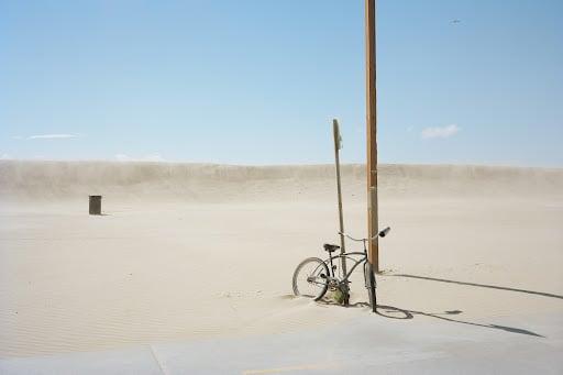 Blowing Sand, Venice Beach, California 1