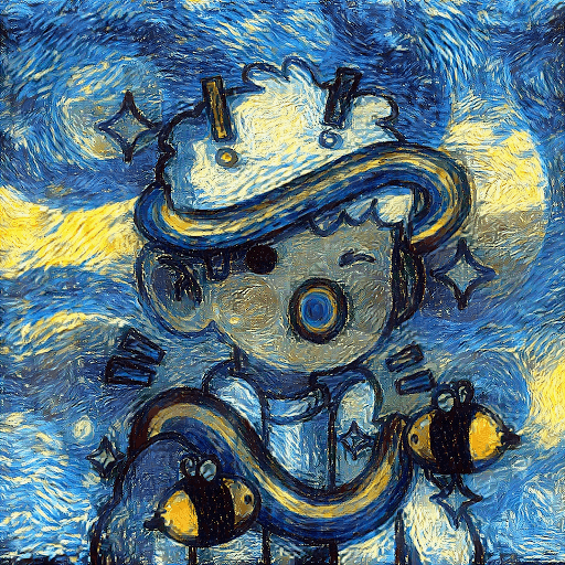 Starry Night Boki x Van Gogh #7