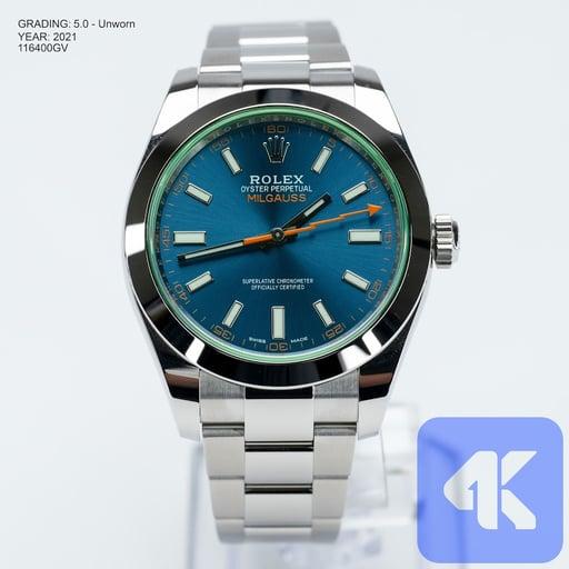 Rolex Milgauss Black Dial 2021 40mm 116400GV - Full Boxes & Papers