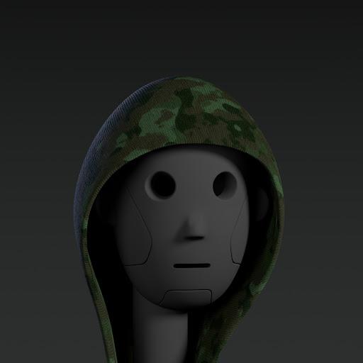 Head: Hoodie Camo