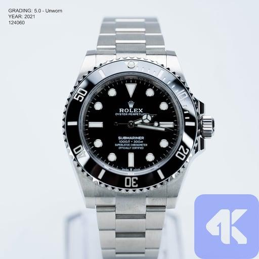 Rolex Submariner Black 2021 41mm 124060 - Full Boxes & Papers