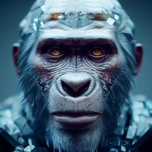 AI 3D APES by Shading Master #372