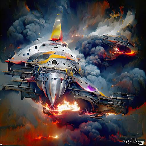 Artistic Spaceship #9