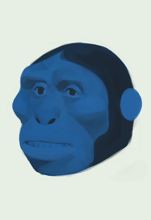 Ape head 2