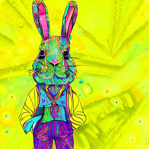 Psychedelic Rabbids #128