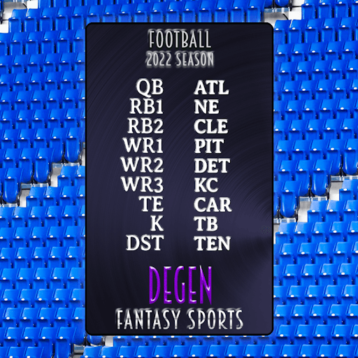 Degen Fantasy Sports FB 2022 #145