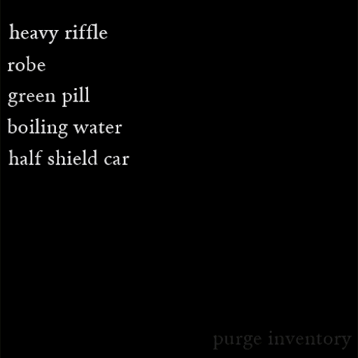 Purge Inventory #17