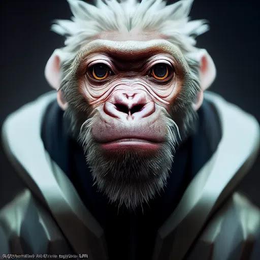 AI 3D APES by Shading Master #90