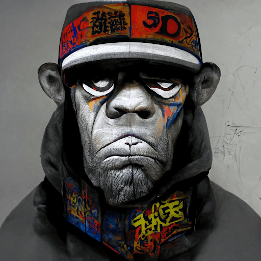 Graffiti Ape #62