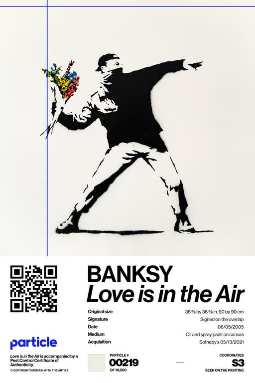 Banksy | Love Is In The Air #219