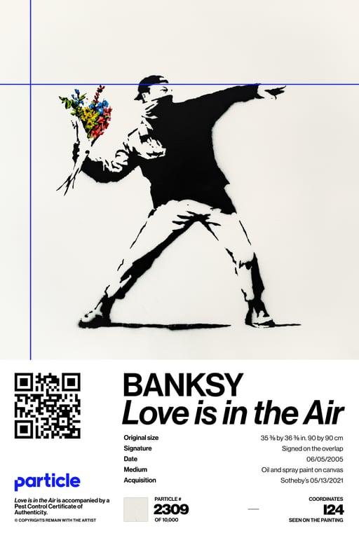 Banksy | Love Is In The Air #2309