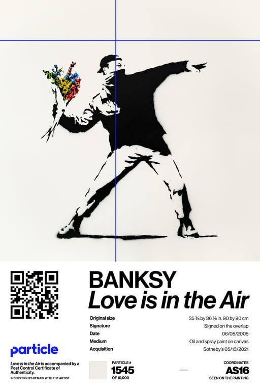 Banksy | Love Is In The Air #1545