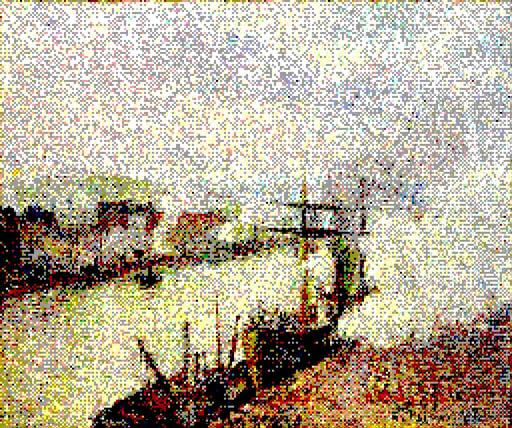 QUINTESSENCE #61 - Camille Pissarro, Steamboats in the Port of Rouen