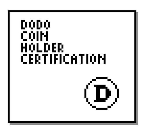 Dodo Coin Certification - Bronze