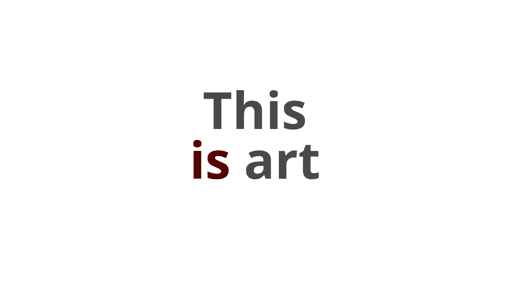 Is Art (This) 1