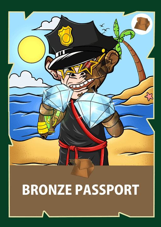 Chimpzee Bronze Passport #767