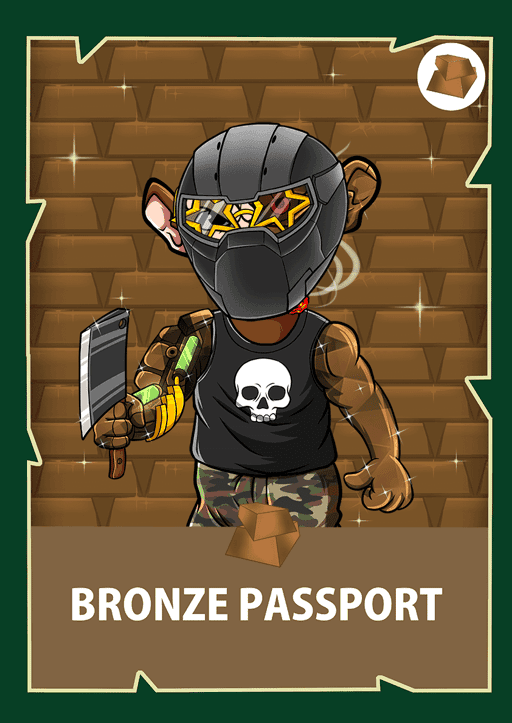 Chimpzee Bronze Passport #373