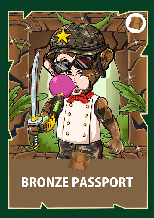 Chimpzee Bronze Passport #2185