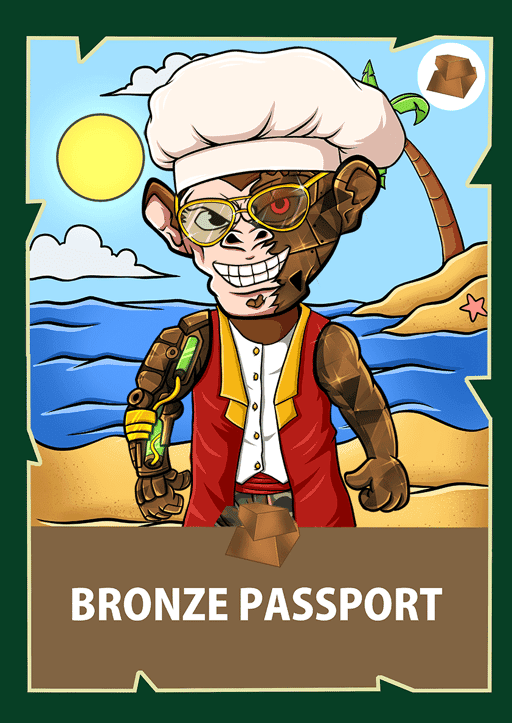 Chimpzee Bronze Passport #18