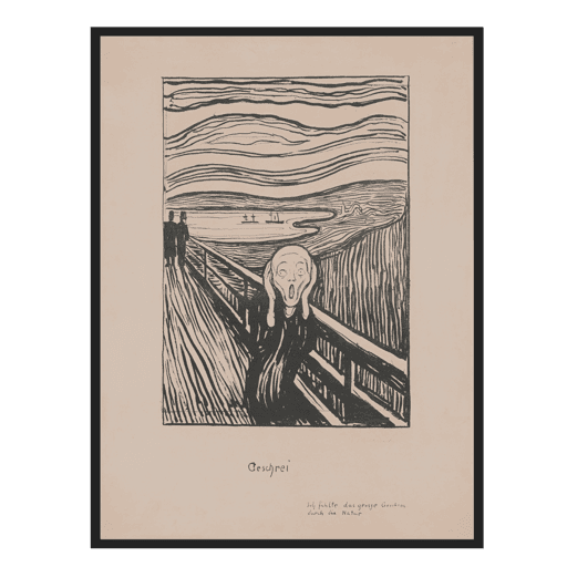 The Scream (1895) litho #239