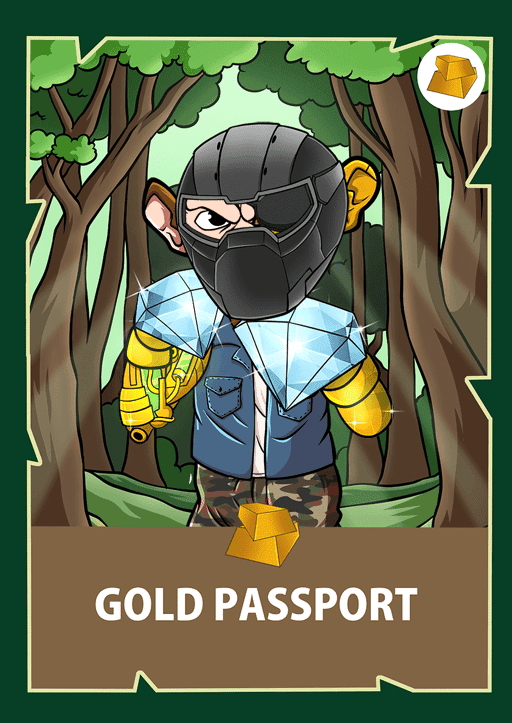 Chimpzee Gold Passport #1899