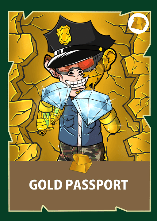 Chimpzee Gold Passport #35